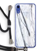 Gestreepte marmer: Honor Play 8A Transparant Hoesje met koord