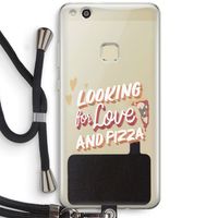 Pizza is the answer: Huawei Ascend P10 Lite Transparant Hoesje met koord