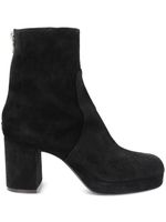 AGL bottines Betty 80 mm en velours - Noir - thumbnail