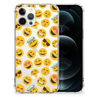 iPhone 12 Pro Max Doorzichtige Silicone Hoesje Emoji