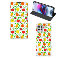 Motorola Moto G100 Flip Style Cover Fruits - thumbnail