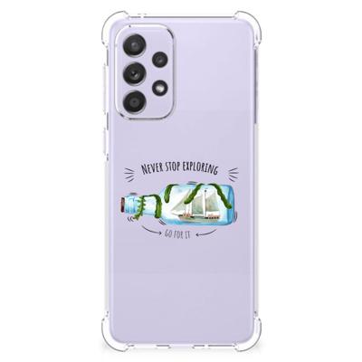 Samsung Galaxy A33 Stevig | Bumper Hoesje | Boho Bottle