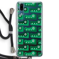 Crocs: Huawei P20 Transparant Hoesje met koord