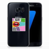 Samsung Galaxy S7 Silicone Back Cover Popart Princess - thumbnail