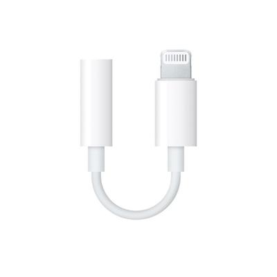 Apple Lightning-naar-mini-jack-adapter Oplader Wit
