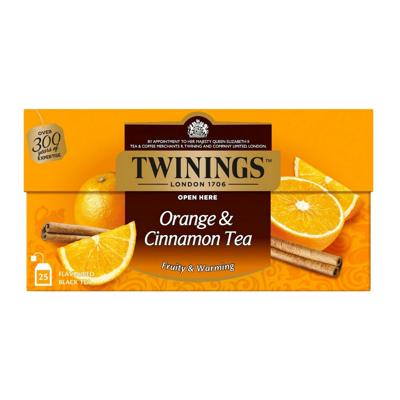 Twinings - Sinaasappel kaneel Thee - 25 zakjes