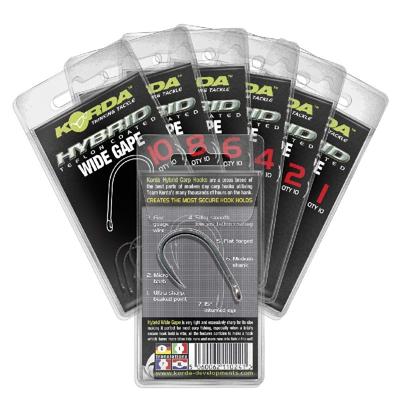Korda Wide Gape Size 4, 10 st