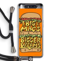 Big Macs Bigger Dreams: Samsung Galaxy A80 Transparant Hoesje met koord