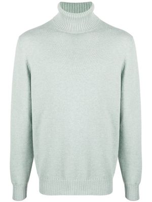 Brunello Cucinelli pull en cachemire à col roulé - Vert