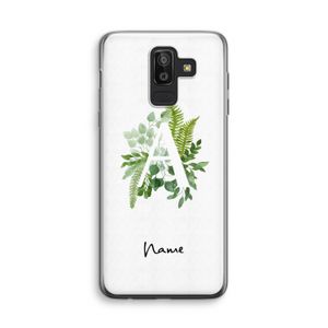 Green Brush: Samsung Galaxy J8 (2018) Transparant Hoesje