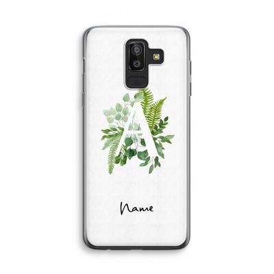 Green Brush: Samsung Galaxy J8 (2018) Transparant Hoesje