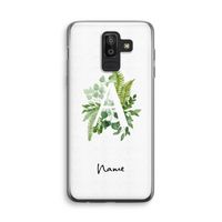 Green Brush: Samsung Galaxy J8 (2018) Transparant Hoesje