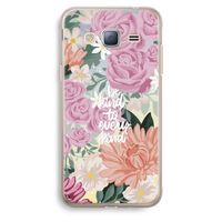 Kindness matters: Samsung Galaxy J3 (2016) Transparant Hoesje
