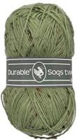 Durable Soqs Tweed 424 Saxon Green