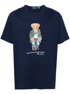 Polo Ralph Lauren t-shirt en coton à motif Polo Bear - Bleu