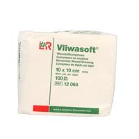 Vlieskompres 10 x 10cm 4-laags 100 Stuks