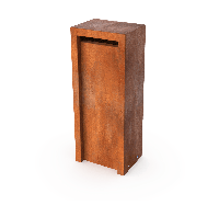 Brievenbus Litru Cortenstaal Cortenstaal Geroba - Geroba