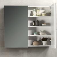 Spiegelkast Tieme in hoogglans wit 80x70x16cm