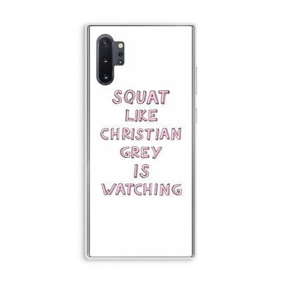 Christian Grey: Samsung Galaxy Note 10 Plus Transparant Hoesje