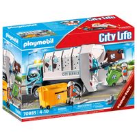 PLAYMOBIL vuilniswagen met knipperlicht 70885