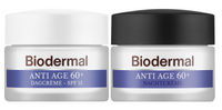 Combiset Biodermal Anti Age 60+ Gezichtsverzorgingsroutine - Dag- en Nachtcrème - 2 stuks