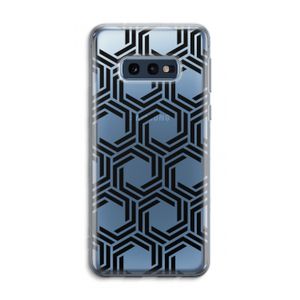 Geometrisch patroon: Samsung Galaxy S10e Transparant Hoesje