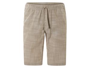 LIVERGY Korte heren broek (Beige, XL)