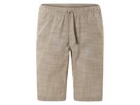 LIVERGY Korte heren broek (Beige, XL)