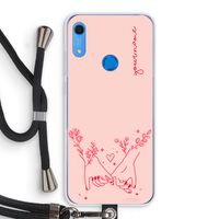 Best Friends: Huawei Y6s Transparant Hoesje met koord