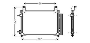 Airco condensor 81005081