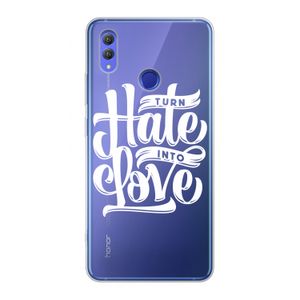 Turn hate into love: Honor Note 10 Transparant Hoesje