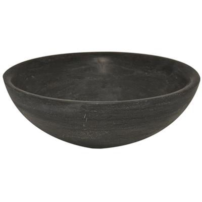 Wiesbaden Raw Waskom Rond - 40x14cm - Hardsteen Gezoet
