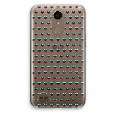 Hartjes: LG K10 (2017) Transparant Hoesje