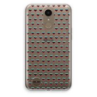 Hartjes: LG K10 (2017) Transparant Hoesje