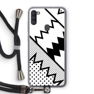 Pop Art #5: Samsung Galaxy A11 Transparant Hoesje met koord