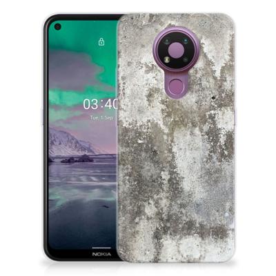 Nokia 3.4 | TPU | Siliconen hoesje | Beton Print
