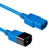ACT Netsnoer C13 - C14 blauw 3 m