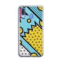 Pop Art #1: Samsung Galaxy A40 Transparant Hoesje