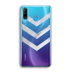 Marmeren pijlen: Huawei P30 Lite Transparant Hoesje