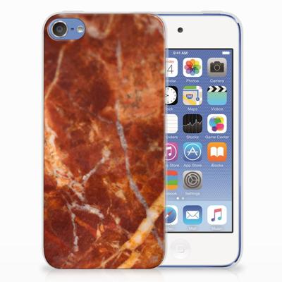 Apple iPod Touch 5 | 6 | TPU | Siliconen hoesje | Marmer Bruin