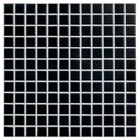 Porcelain Pure Black S mozaiek 23x23 mm zwart mat