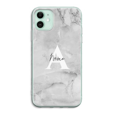 Ivory Marble: iPhone 11 Transparant Hoesje