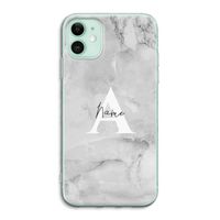 Ivory Marble: iPhone 11 Transparant Hoesje