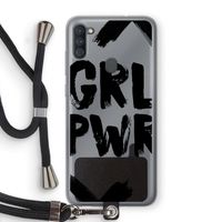 Girl Power #2: Samsung Galaxy A11 Transparant Hoesje met koord