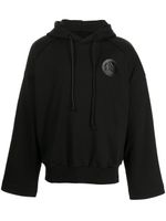 Juun.J hoodie oversize en coton - Noir