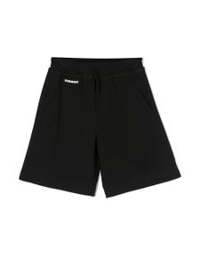 DSQUARED2 KIDS short de sport à logo imprimé - Noir