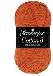 Scheepjes Cotton 8 671 Rust Brown