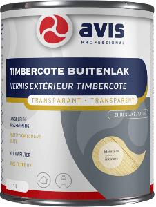 avis timbercote buitenlak blank zijdeglans 2.5 ltr