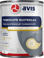 avis timbercote buitenlak blank zijdeglans 2.5 ltr - thumbnail