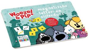 Woezel & Pip magnetische letter- en cijferdoos